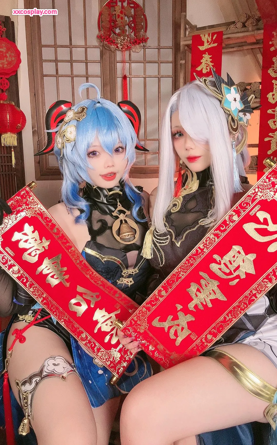 Jiuyan & Xiaoyao Yaoyao - Genshin Impact New Spring Cosplay